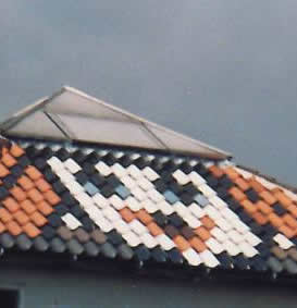 phantastische Architektur: weisses Dachgesicht- entwurf von krause:-)B _______KLick ! zum gruenen DaCHgesicht